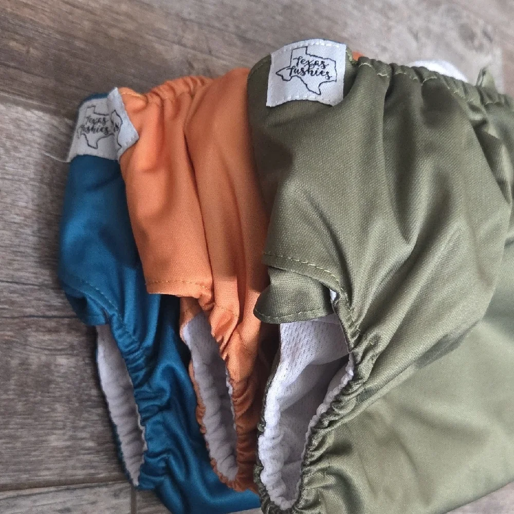 Texas Tushies Solids Flex Fit Pocket Cloth Diapers